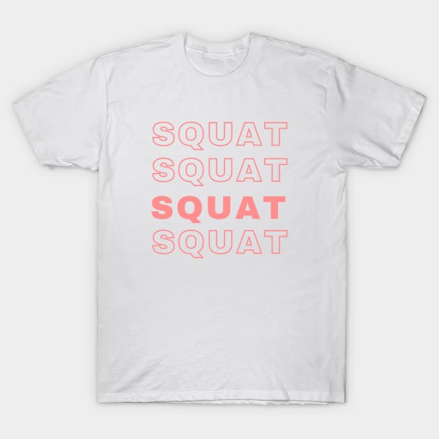 Squat Repetitive T-Shirt by High Altitude